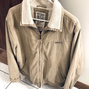 Tan Billabong Sherpa Jacket.